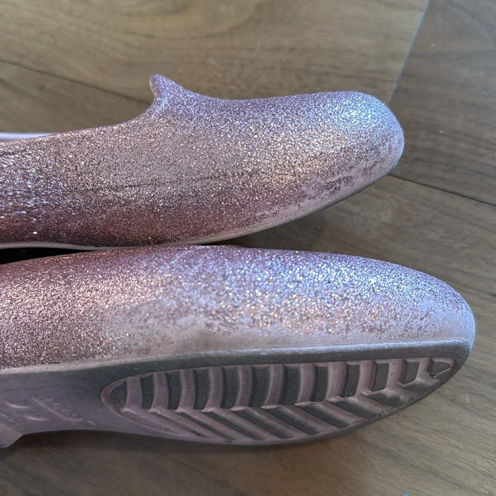 Crocs eve sparkle glitter flats pink size c 13